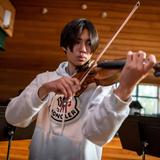 St. Paul's School Photo #7 - Student in music rehearsal